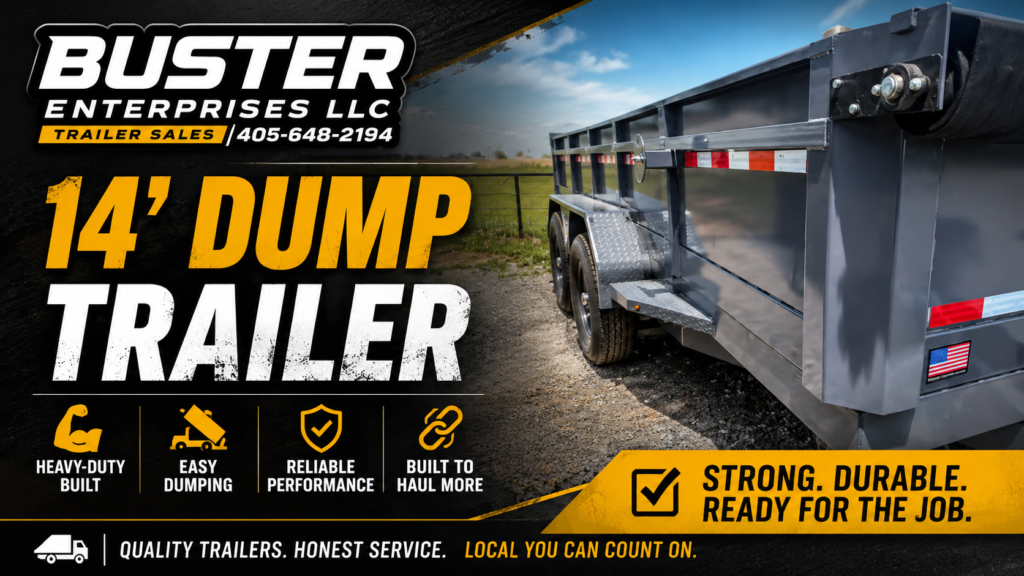 14' Dump trailer