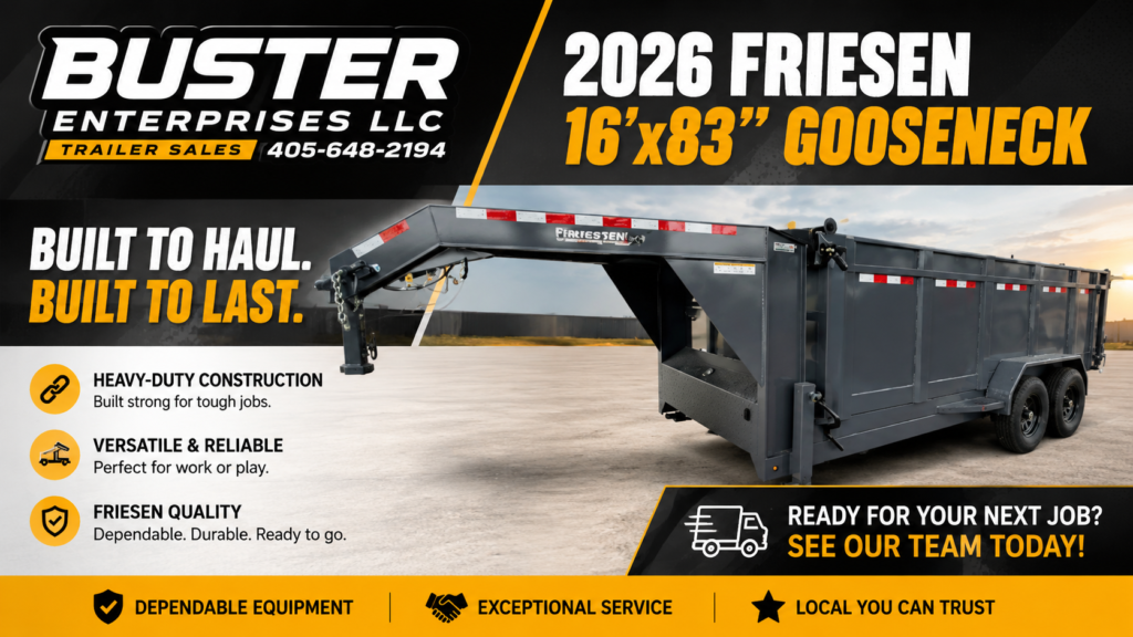 2026 Friesen 16x83 gooseneck