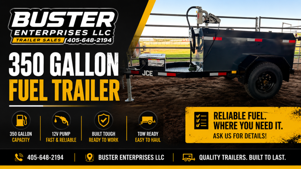 350 gallon fuel trailer