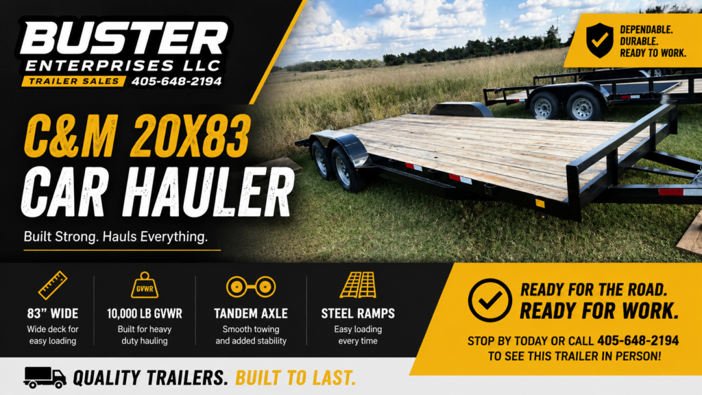 C&M 20X83 CAR HAULER